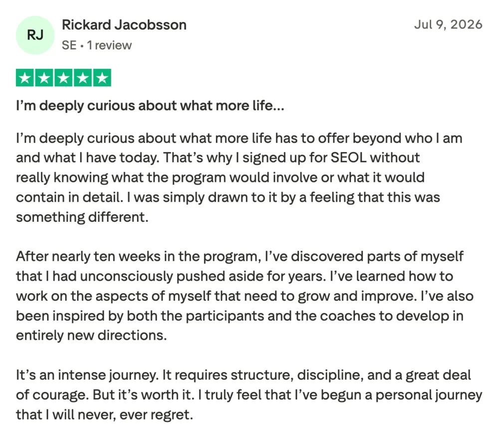 Trustpilot review 1